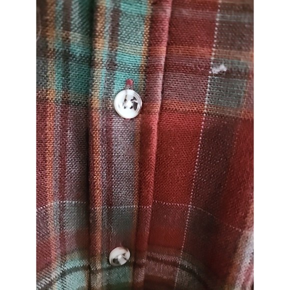 John Blair Mens Button up Flannel Shirt Mens 2XL-RG VGC - Picture 7 of 9